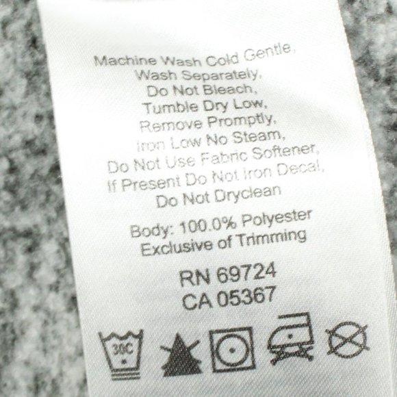 Columbia Heather Gray 1/4 Button Pullover Hooded Sweater Size M - Picture 7 of 12